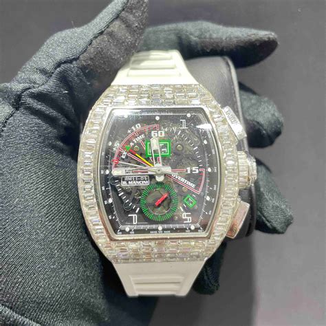 bust down richard mille|tag heuer iced out.